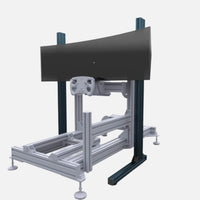 Apevie Simulator External Single Monitor Stand up to 75" Monitor or TV