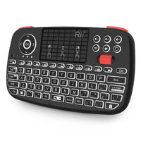 Rii Dual Mode Multimedia Keyboard Touchpad Combo - i4