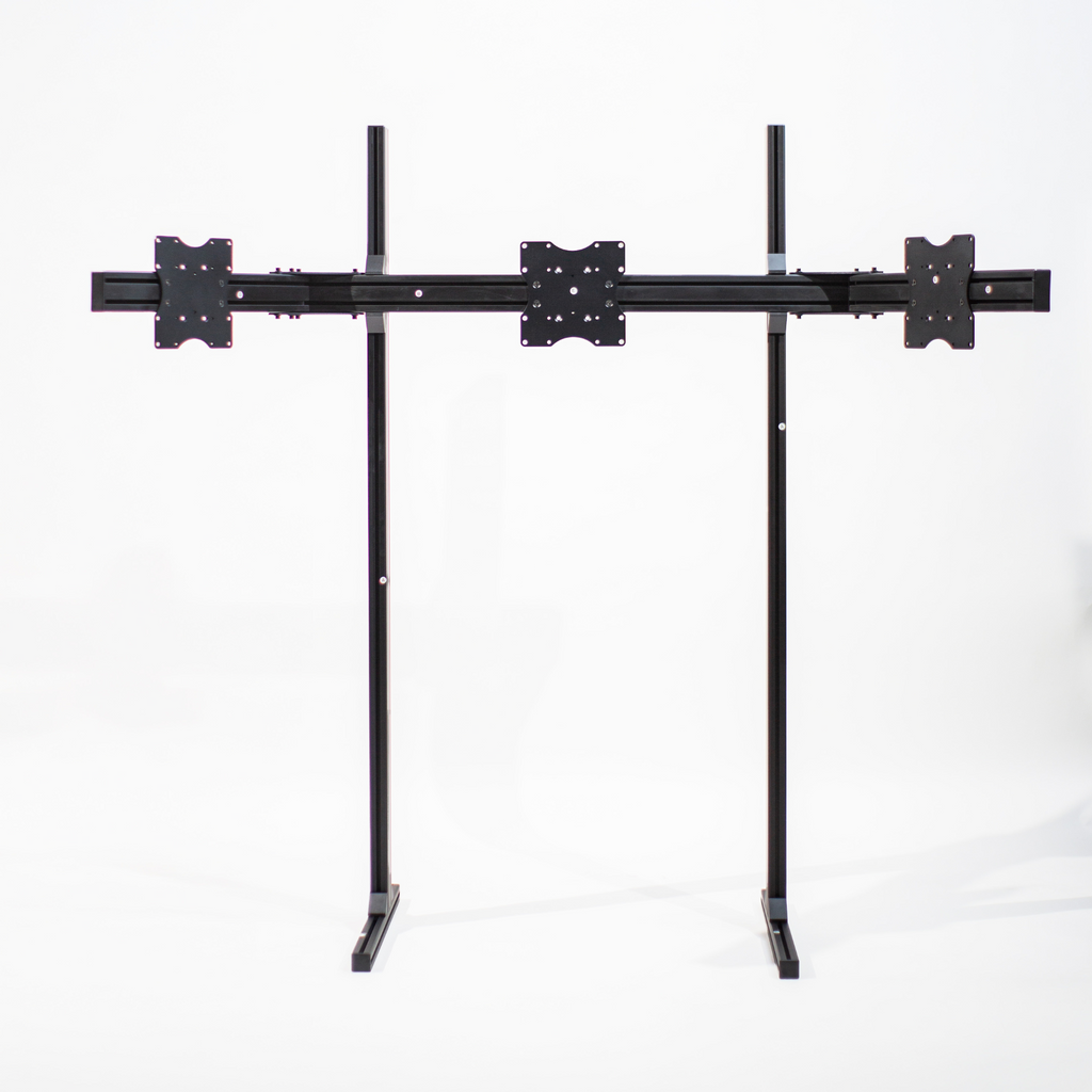 Apevie Simulator External Triple Monitor Stand up to 34" Monitor or TV