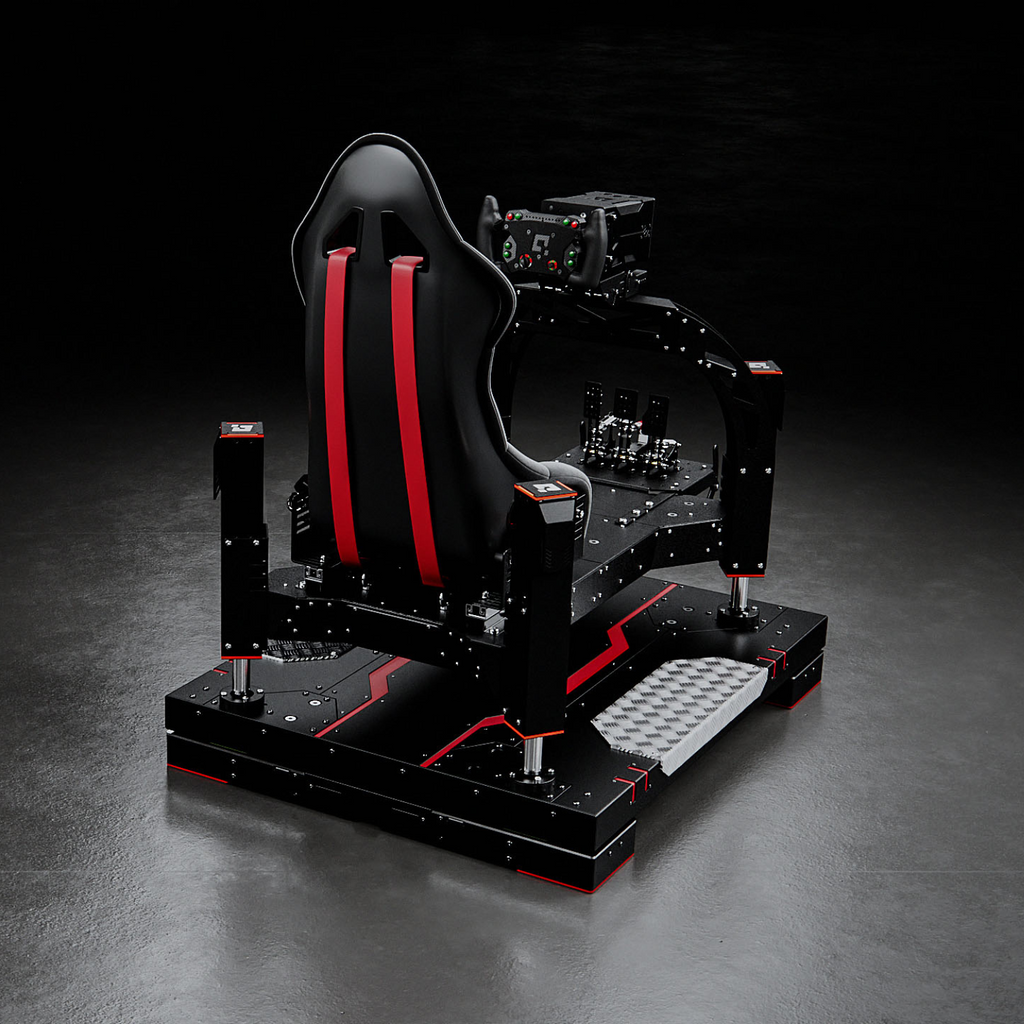 QS-CH2 2DOF motion platform with traction loss