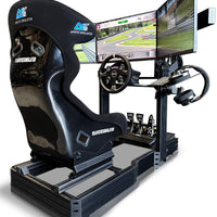 Apevie Simulator  - AS-M3 Sim Racing Seat Black / Red