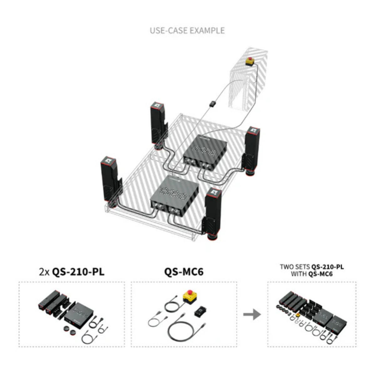 QS-210 Actuators by QUBIC SYSTEM (3DOF)
