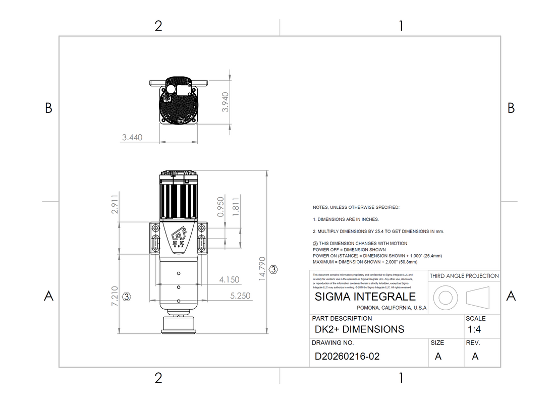 DK2+ Motion System