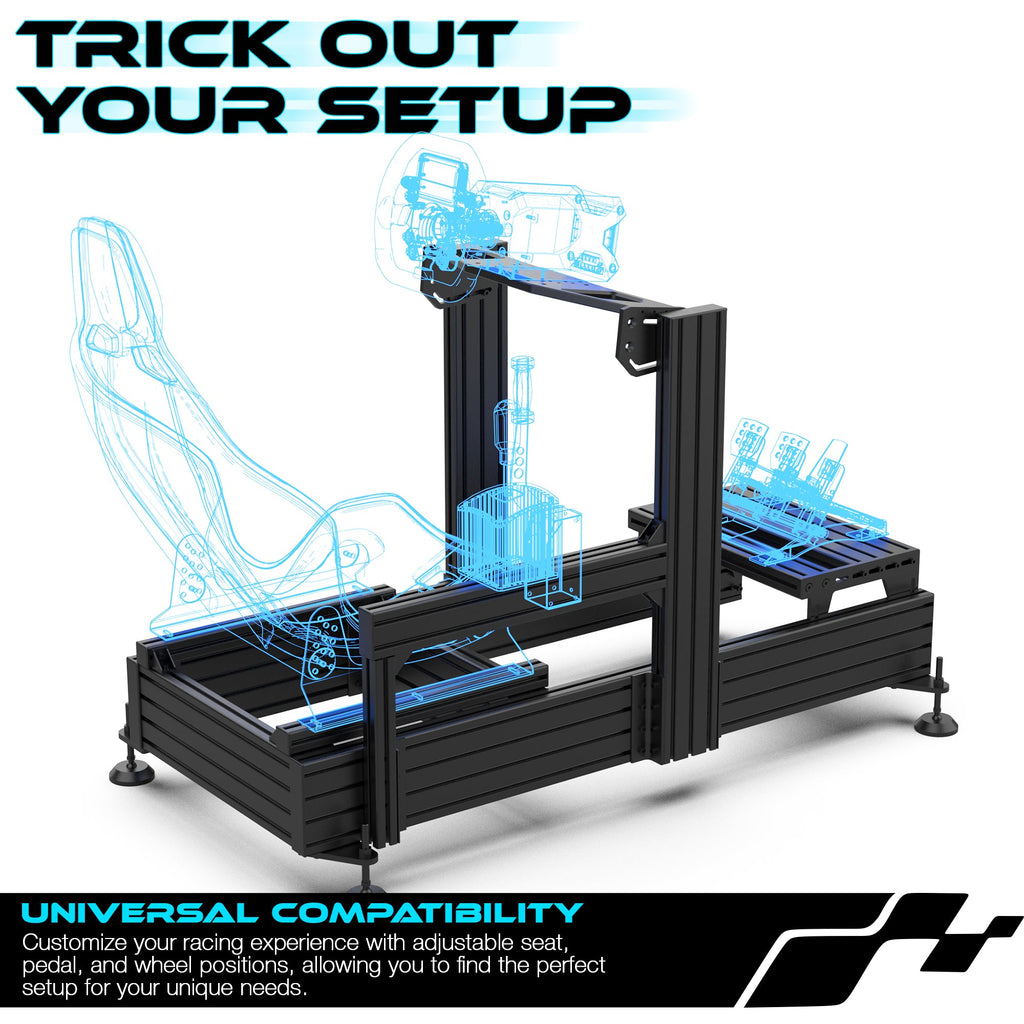 Apevie Simulator RTR 160mm x 40mm Anodized Aluminium Chassis