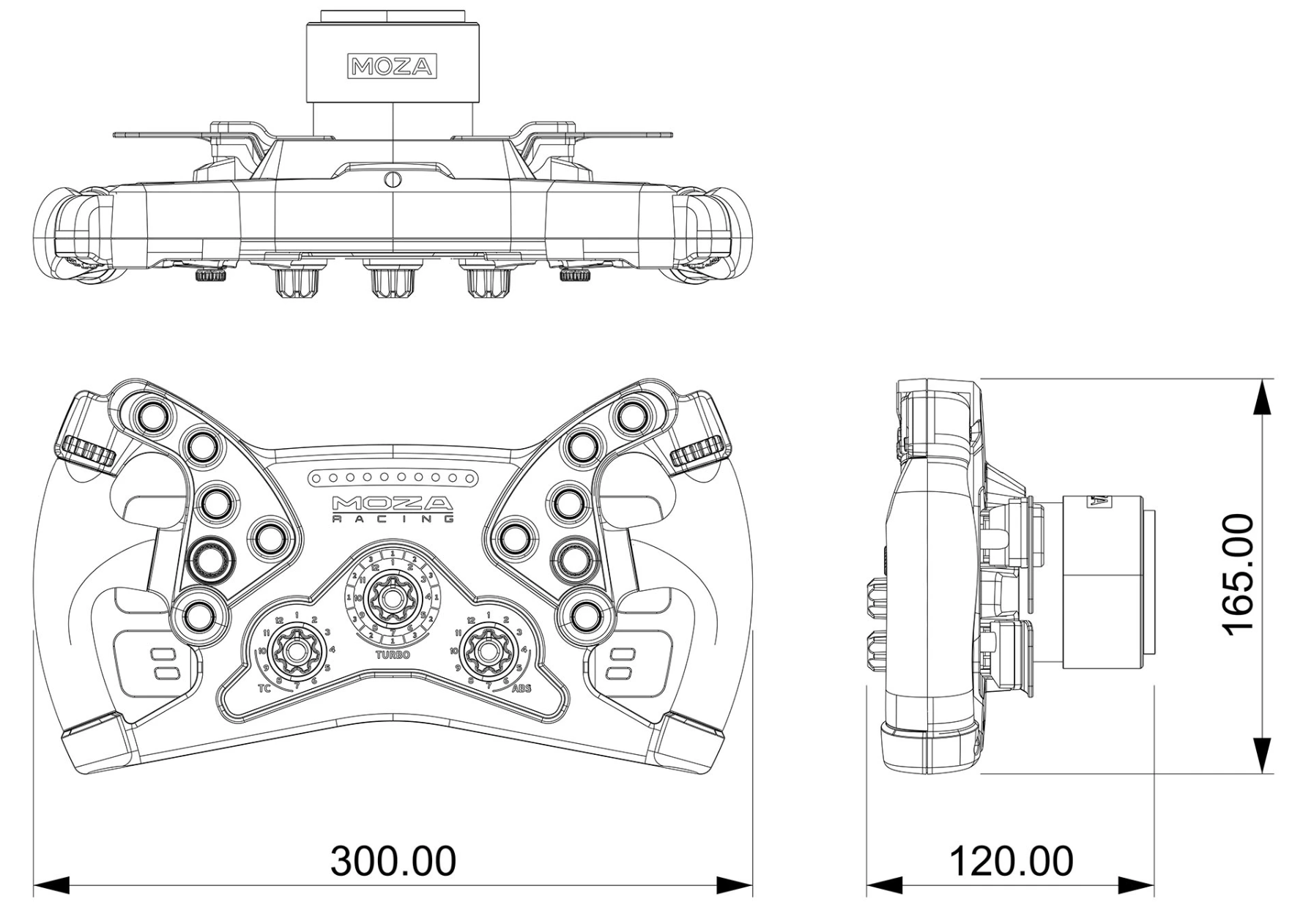 Moza Racing KS Steering Wheel