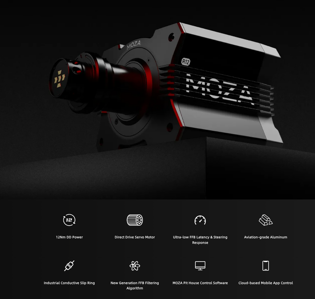 Moza Racing R12 Wheel Base (V2)