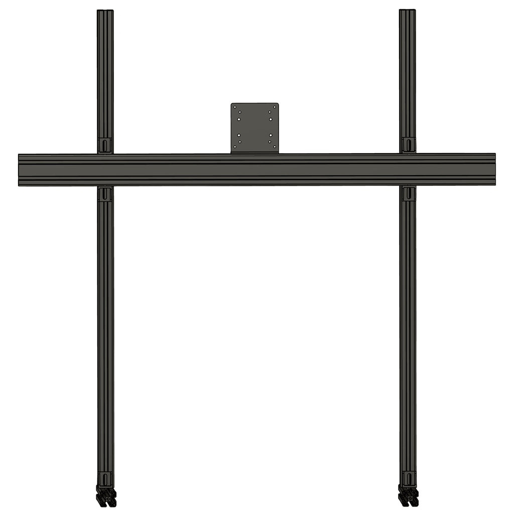 Apevie Simulator External Single Monitor Stand up to 75" Monitor or TV