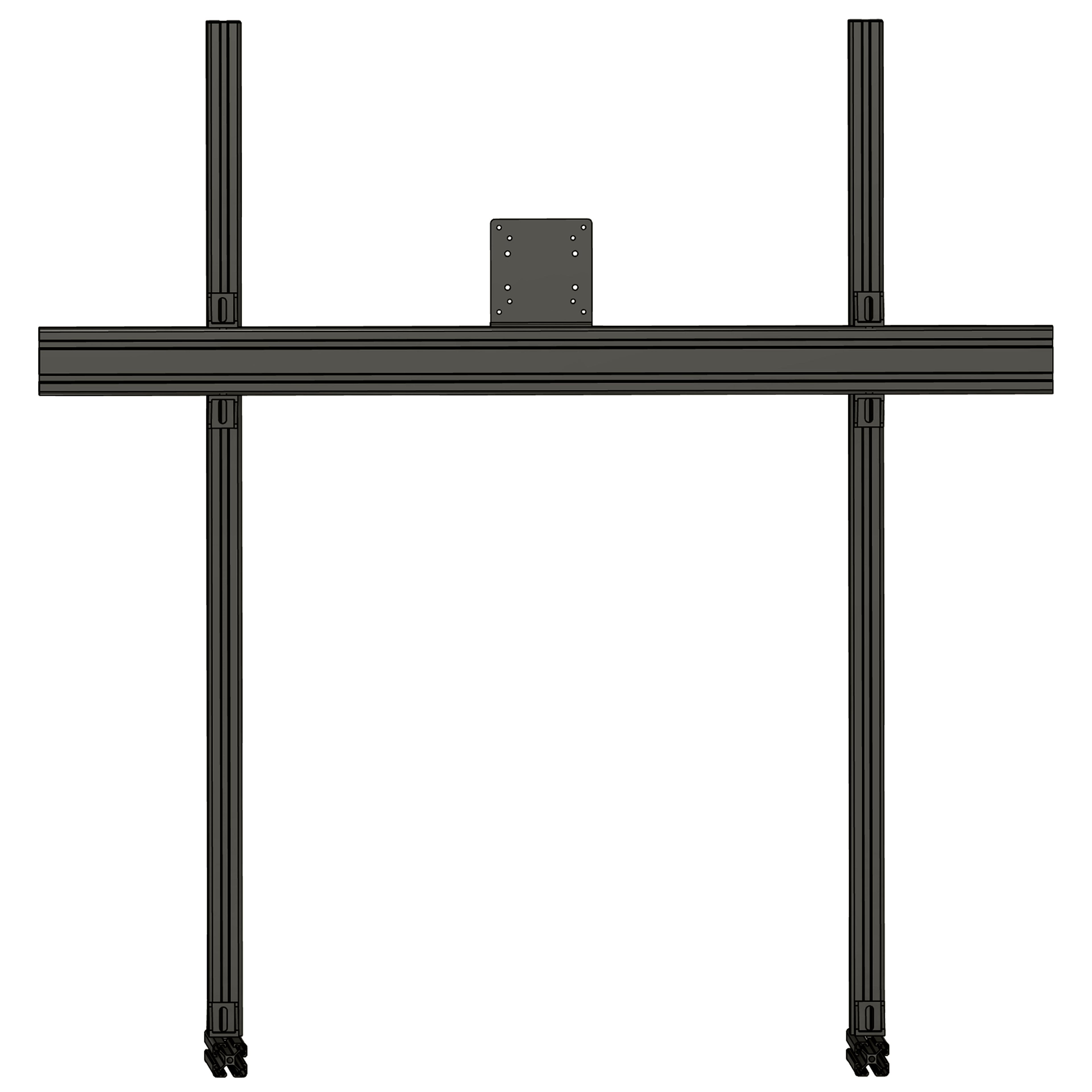 Apevie Simulator External Single Monitor Stand up to 75" Monitor or TV