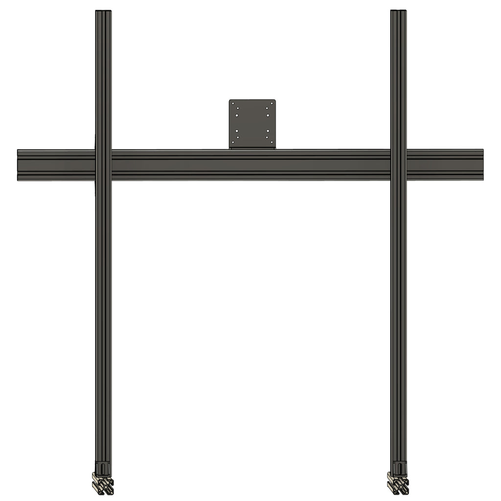 Apevie Simulator External Single Monitor Stand up to 75" Monitor or TV