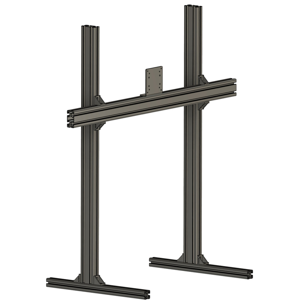 Apevie Simulator External Single Monitor Stand up to 75" Monitor or TV