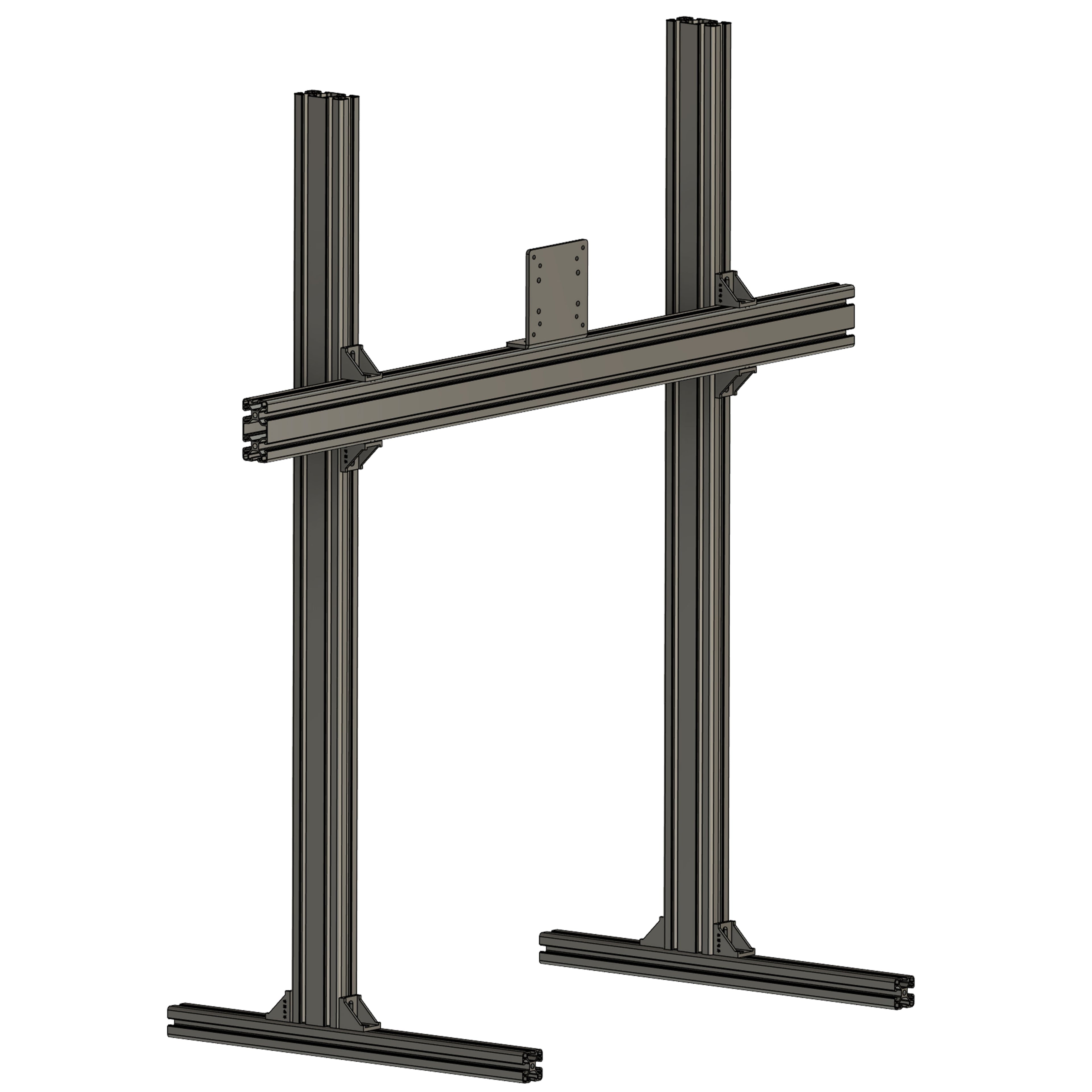 Apevie Simulator External Single Monitor Stand up to 75" Monitor or TV
